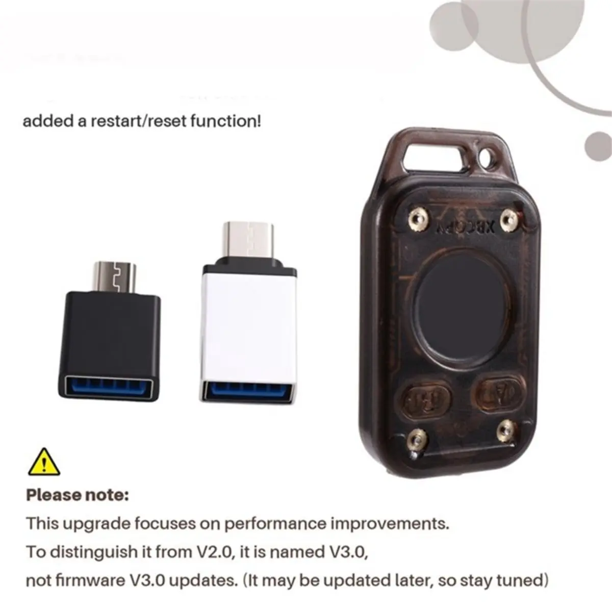 A32I 카멜레온 V3.0 125K 13.56M RFID 스마트 칩 리더 +5xUID 키..