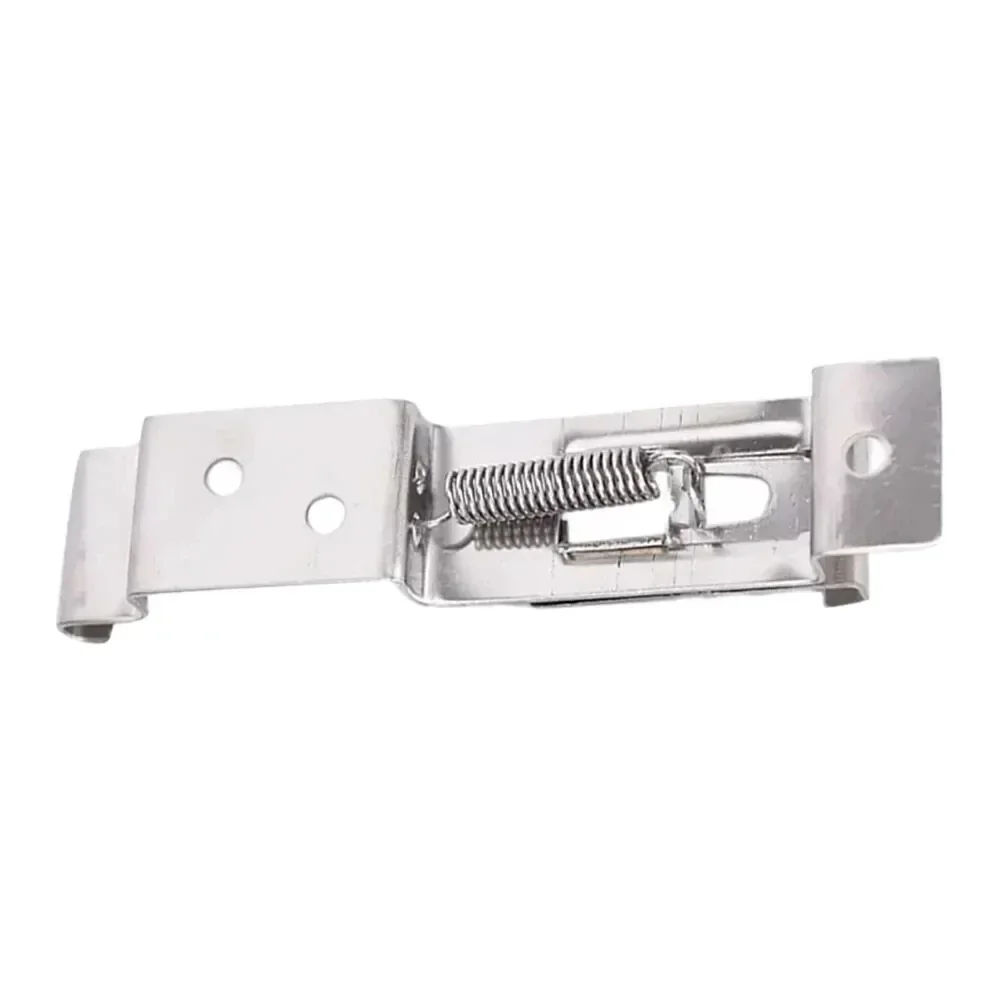 2/4/6PCS Rechteckige Auto Kennzeichen Gefederte Edelstahl Halterung Autos Rahmen Halter Schellen Anhänger Nummer platte Clips – Detail 12