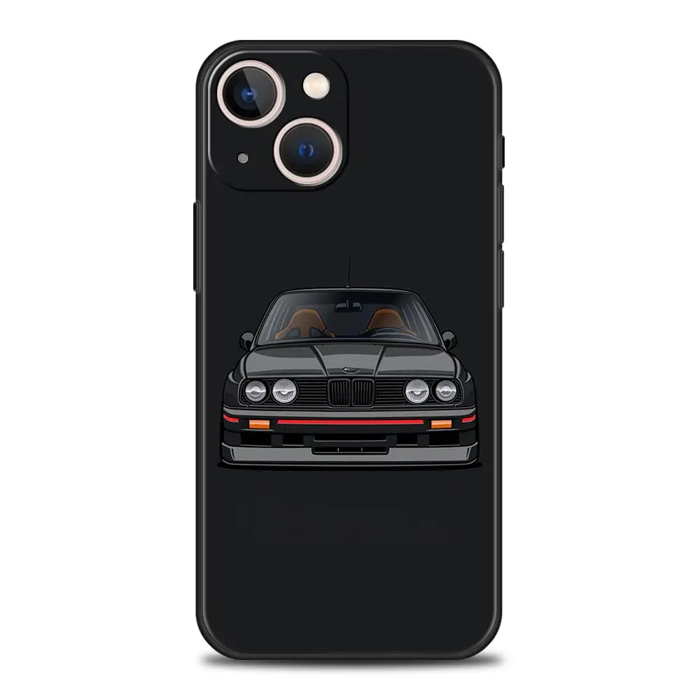 JDM Type R Civic Sport Car Design Phone Case - Soft Black Cover