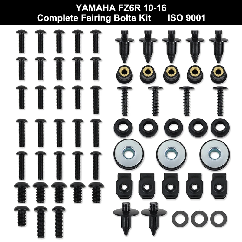 Complete Bolt Motorcycle Fairings Screws Fasteners M5 M6 For Yamaha FZ6R FZ 6R FZ6 R FZ 6 R 2009-2016 