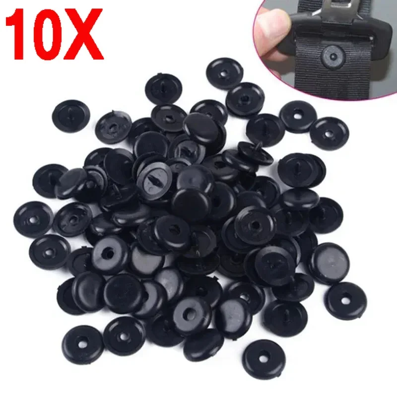 Car Seat Belt Accessory 10PCS Car Safety Seat Belt Stopper Spacing Limit Buckle Clip Retainer Seatbelt Stop Button Anti-slip Plastic seat belt stopper