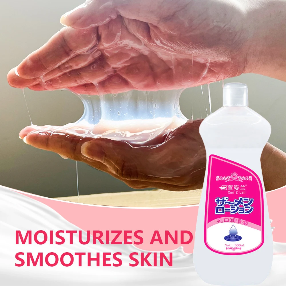 1000ML Lubricant for Men Women Sex Toys Cream Sex Viscous Lube Water Based Oil Lubricating Anal Vaginal Adult Imitation Semen sex lubricant