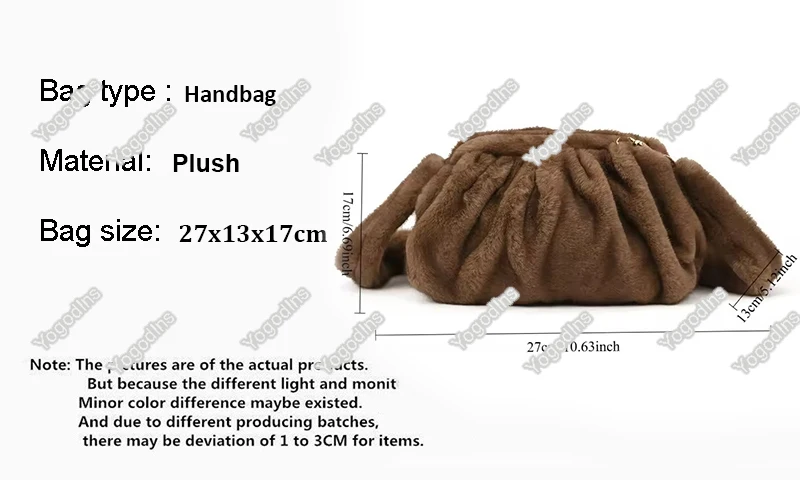 Designer faux fur shoulder bag with luxury animal print.