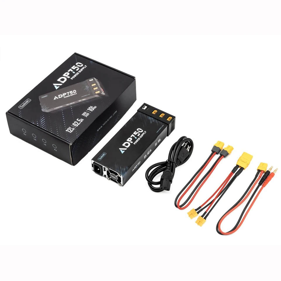 ToolkitRC ADP750 750W XT90 XT60 出力 12V 30A AC 入力 100V