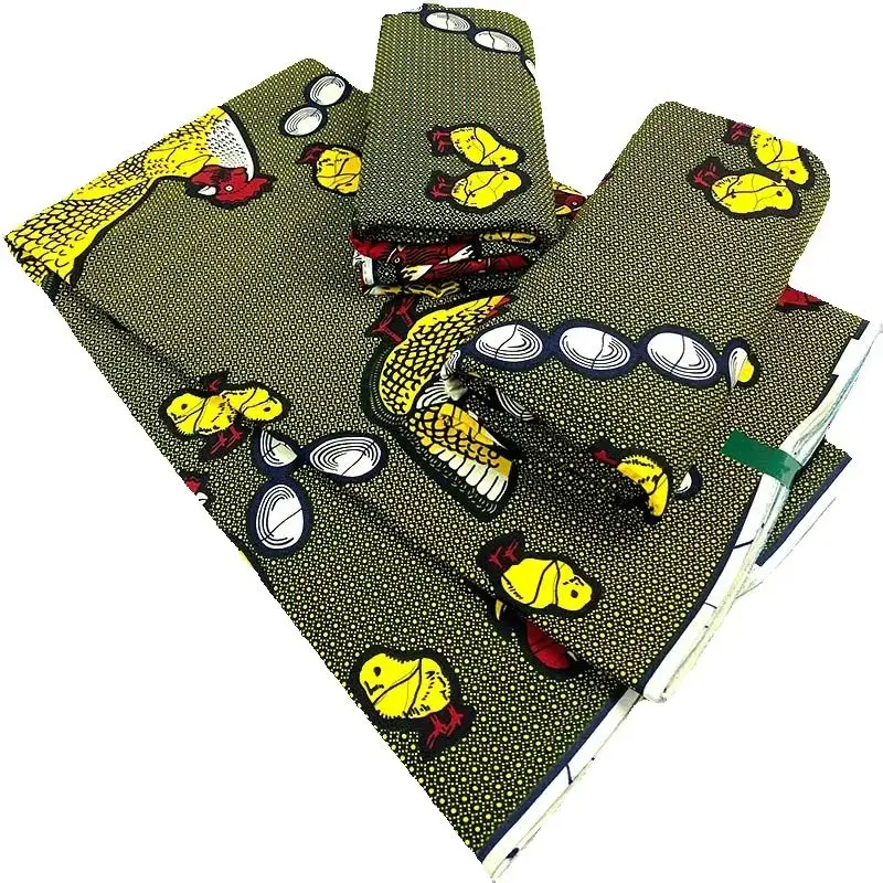 Wax Fabric Holland real Wax cotton PagNE Fabric Africa Ghana style Ankara Printed party dress