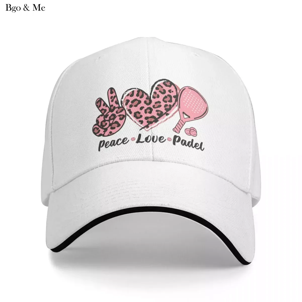 

2023 New Peace Love Padel Mom I Love Padel Women Valentine Day Gift Cap Baseball Cap Rave Cap Male Mens Hat Women's