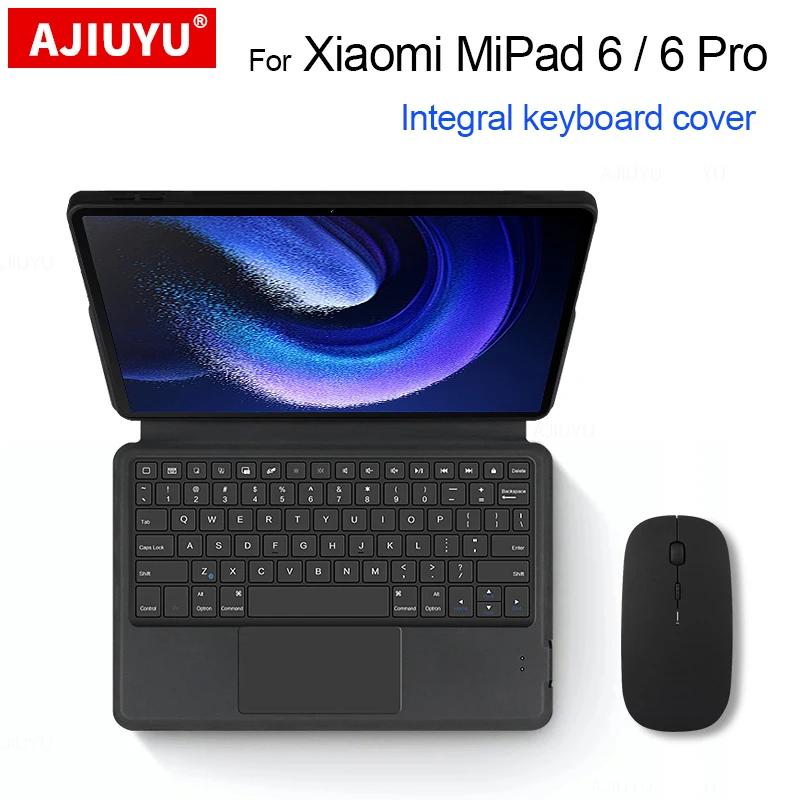 Comprar Funda para teclado Bluetooth para Xiaomi Pad 6 Pro 11 Trackpad,  funda para tableta, teclado ruso, árabe, hebreo, español, coreano, francés  y tailandés