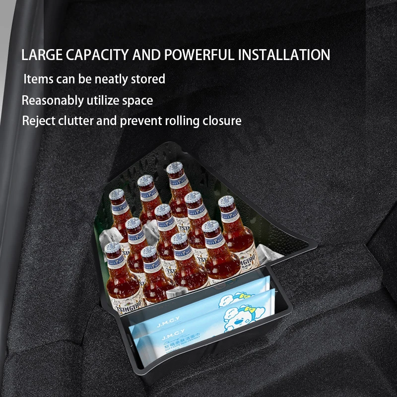 Premium Rear Trunk Storage Box Cargo Organizer Accessory