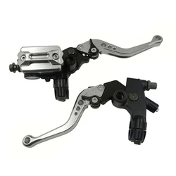 CNC Aluminum Motorcycle Hydraulic Brake and Clutch Handle Accessory (SILVER)