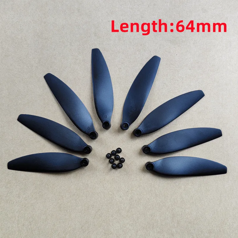 

4 Pairs A B 64mm Propeller for Drone Replacement Light Weight Wing Fans Blade with Screws Spare Parts Accessory