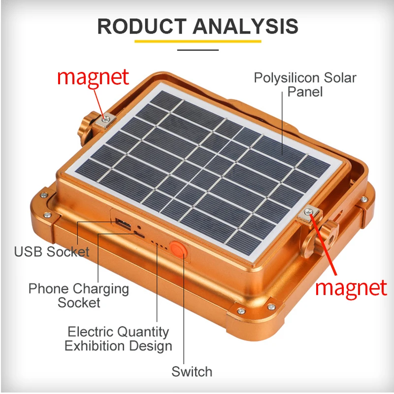 Solar Camping Work Light 3