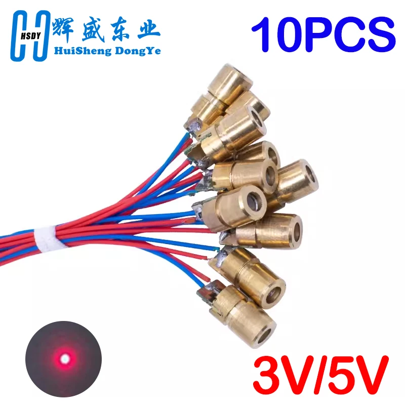 10pcs-Laser-Diodes-5mW-650-nm-Diodo-RED-Dot-Laser-Diod-Circuit-3V-5V ...