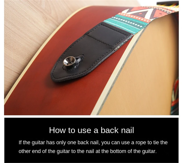 Tracolla Per Chitarra Regolabile - Etnica, Resistente, Per Chitarre Acustiche, Elettriche E Ukulele - Foto 11