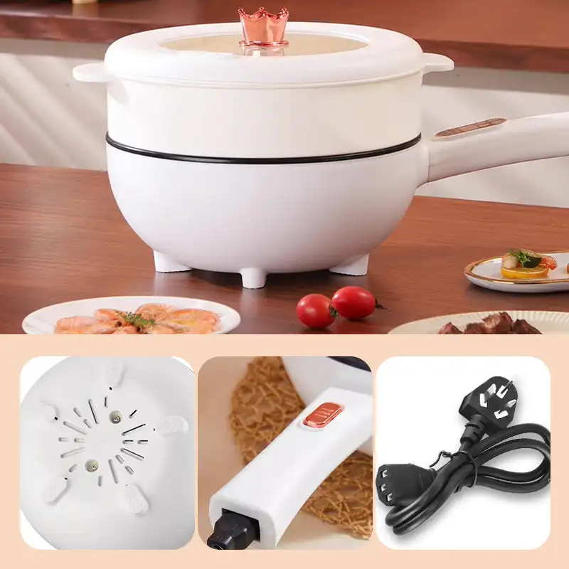 

Multifunctional Intelligent All-in-one Electric Frying Pan 220V Multi Cooker Non-Stick Smart Mechanical MultiCooker Steamed Rice