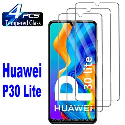 Premium HD Tempered Glass Screen Protector Film - 2/4 Pack for 2 Pieces (For P30 Lite)