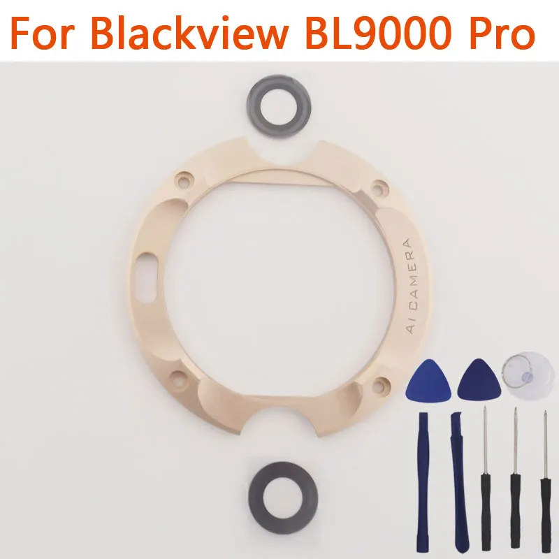 Premium Back Camera Metal Decoration with Rear Camera Lens - Blackview BL9000 Pro