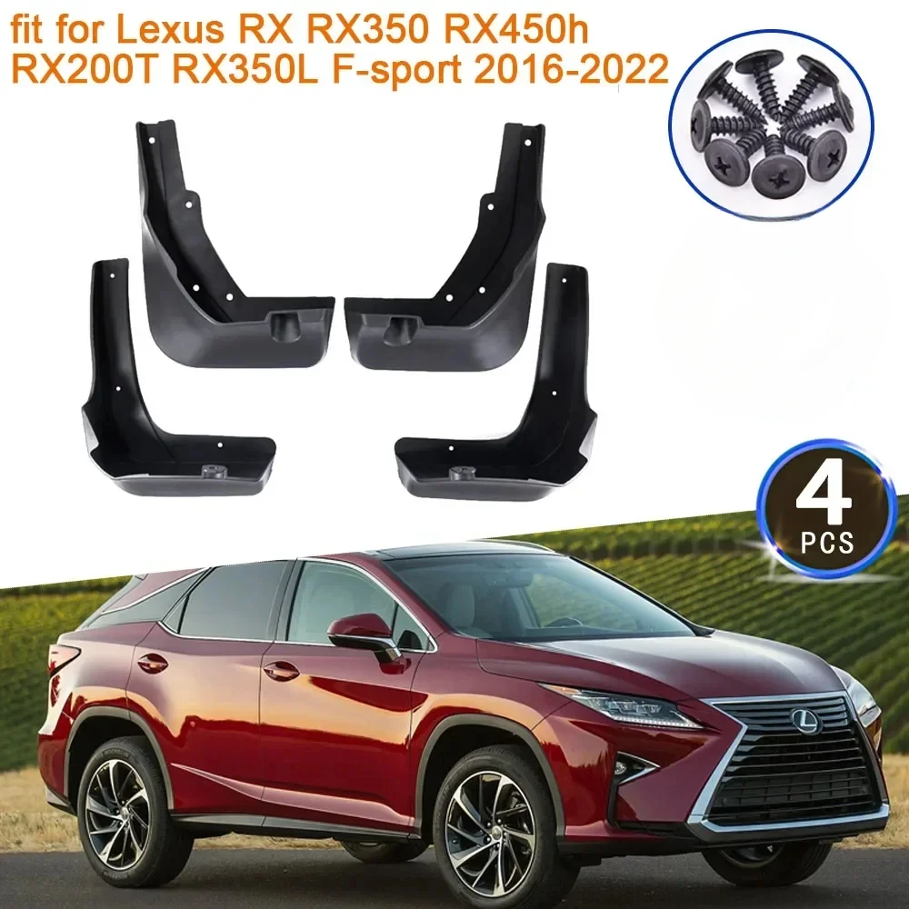 Брызговики для Lexus RX RX350 RX450h RX200T RX350L F-sport 2016 2017 2018 2019 2020 2021 2022 Брызговики для Lexus RX RX350 RX450h RX200T RX350L F-sport 2016 2017 2018 2019 2020 2021 2022