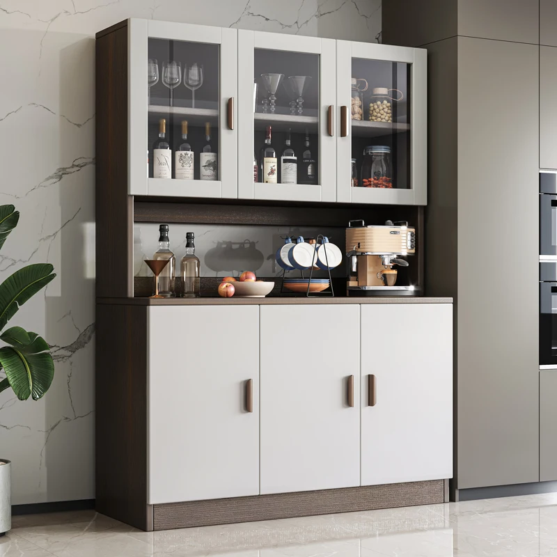 

Accent Console Sideboard Wood Kitchen Corner Modular Modern Nordic White Shelves Sideboard Storage Vuisine Meuble Furniture HDH