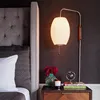 Nelson bubble Wall Light Design japanese rotating lamp Hand woven Silk lamp for hallway Decorative Bedside bedroom reading lamp 3
