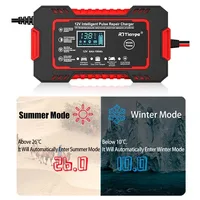 EAFC 12V 6A Full Automatic Car Battery Charger Digital Display Battery Charger Power Puls Repair Chargers Wet Dry Lead Acid - Image 5