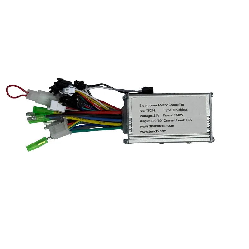 2pcs 5 Inch Low Speed Electric Brushless Gear Hub Motor With 2pcs Controller 1pc Thumb Throttle 24V/36V 250W In-Wheel Motor Kits