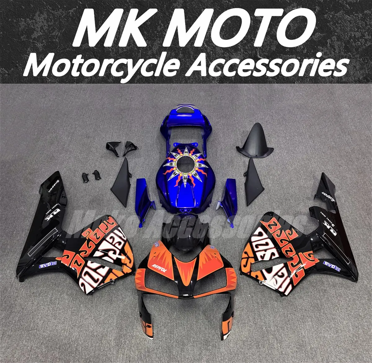 

Motorcycle Fairings Kit Fit For Cbr600rr 2003-2004 Bodywork Set High Quality ABS Injection New Flower