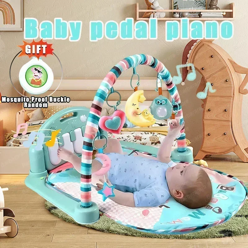 Selling New Baby Toys Music Pedal Piano 0-1 Year Old Newborn Piano Game Pad Christmas Gift Mother and Child Supplies baby music piano