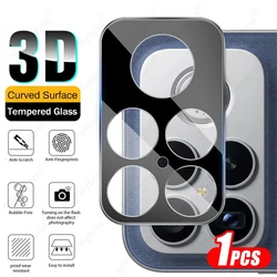 Black 3D Curved Tempered Glass Camera Lens Protector Cap - Poco F8 Pro (1Piece)