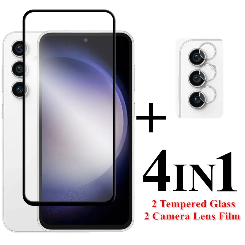 For Samsung Galaxy S23 FE Screen Protector 6.4 inch Full Cover Glass For Samsung S23 FE 5G Tempered Glass For Galaxy S23 FE Film