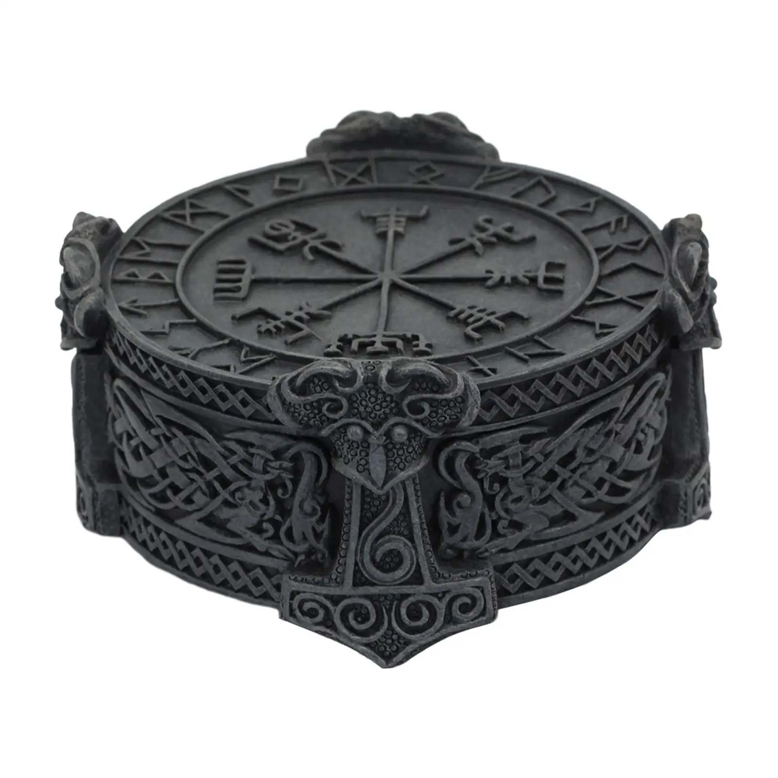 Viking Trinket Caixa De Jóias, enfeites De Mesa, suporte De Exibição, Home Decor Centerpiece, Colares Colecionáveis, Presente De Aniversário