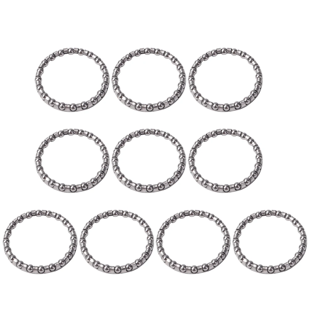 10Pcs MTB Bearing for 34/44mm Headset Front Fork Stem Top Cap 20 Balls Bearing Bicycle Parts Accessories Supplies miniature ball bearings bicycle ball bearing bike headset bearings