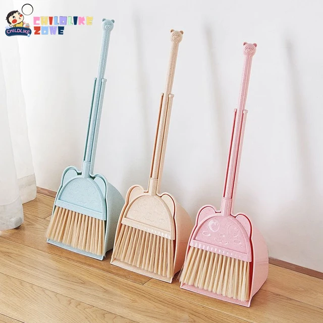 Children's Broom Mop Small Broom Baby Children Baby Sweeping Broom  Combination Three piece Mini Dustpan Set for Girl and Boy - AliExpress