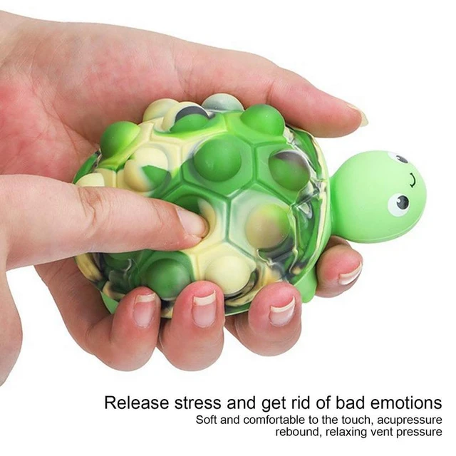 3D Turtle Ball Pop Fidget Toys It Ppoper Push Bubble Stress Ball Anti  Stress Squeeze Toys Pop Ball Kids Adults Gifts - AliExpress