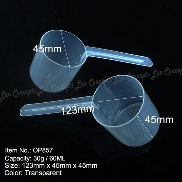 0.15 gram Small Measure Spoons 150mg Micro Spoon 0.3ML Plastic Measuring  Scoop 0.15g Scoops 
