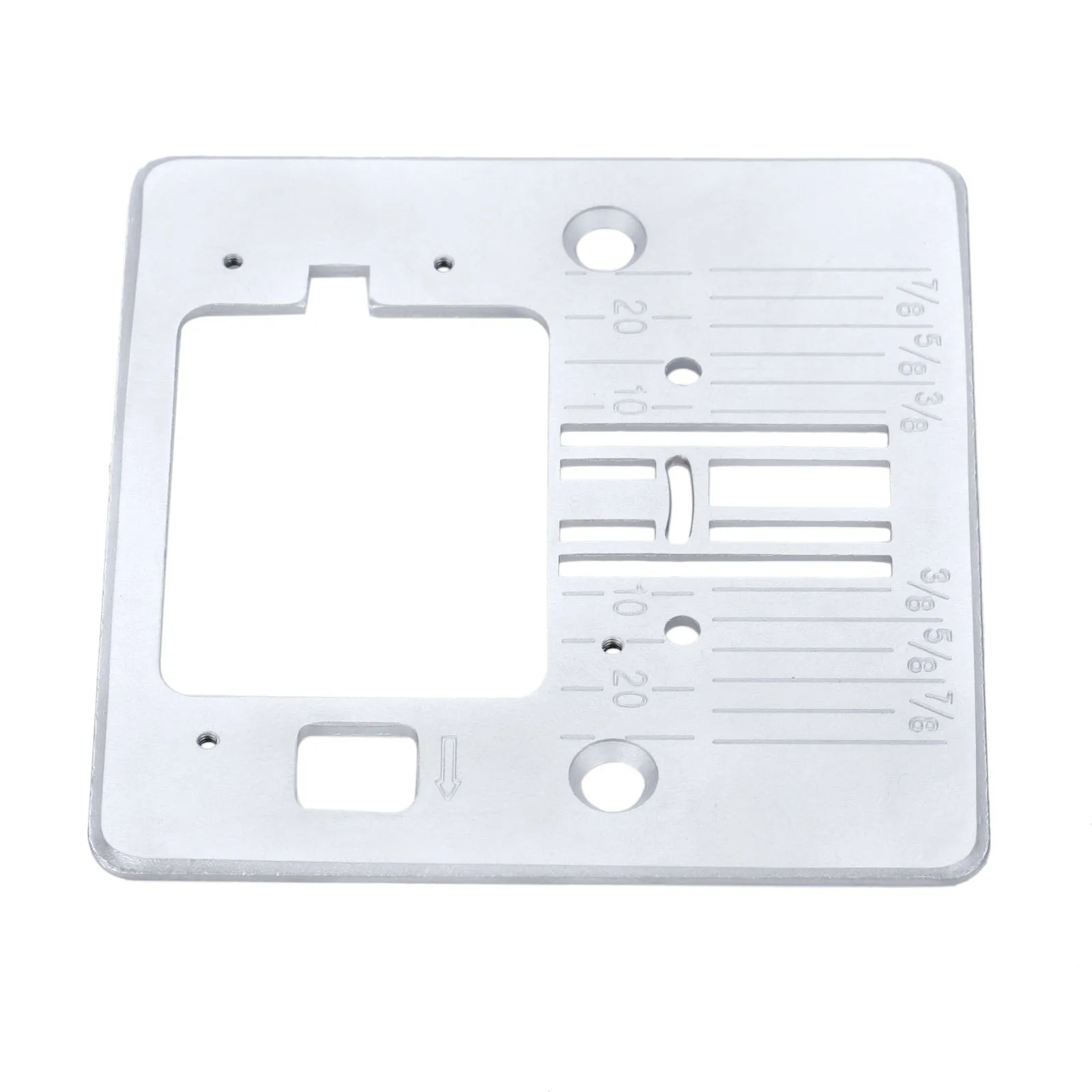 1Pc 78*78Mm/3.07*3.07 Pollici Piastra Dell'Ago Piastra Dell'Ago In Metallo Per Singer 4423 4432 5511 Parte Della Macchina Per Cucire Parte Di Ricambio