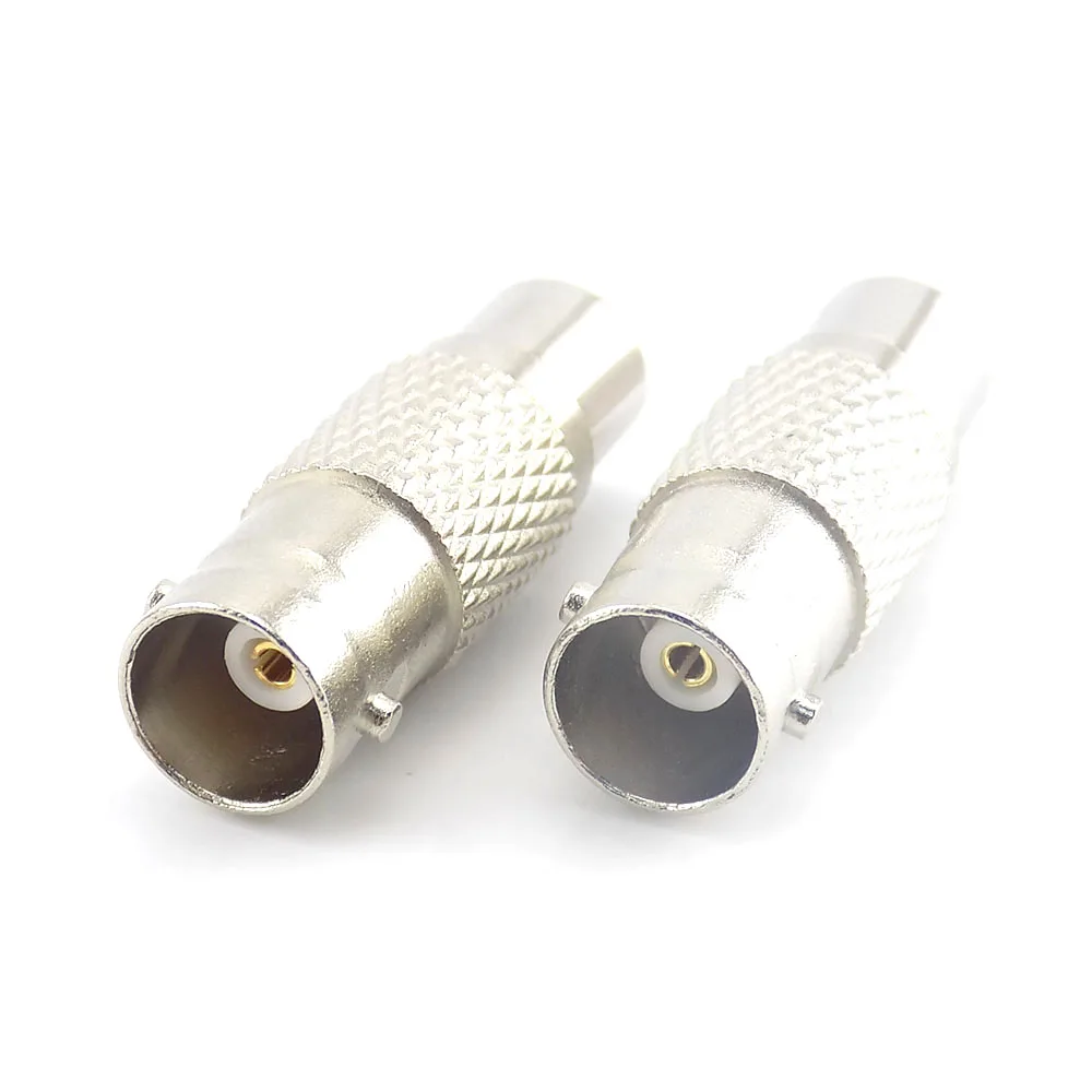 Gakaki 10pcs/lot CCTV Surveillance accessories RCA Female to BNC Female Connector RCA BNC Connector for audio video Camera