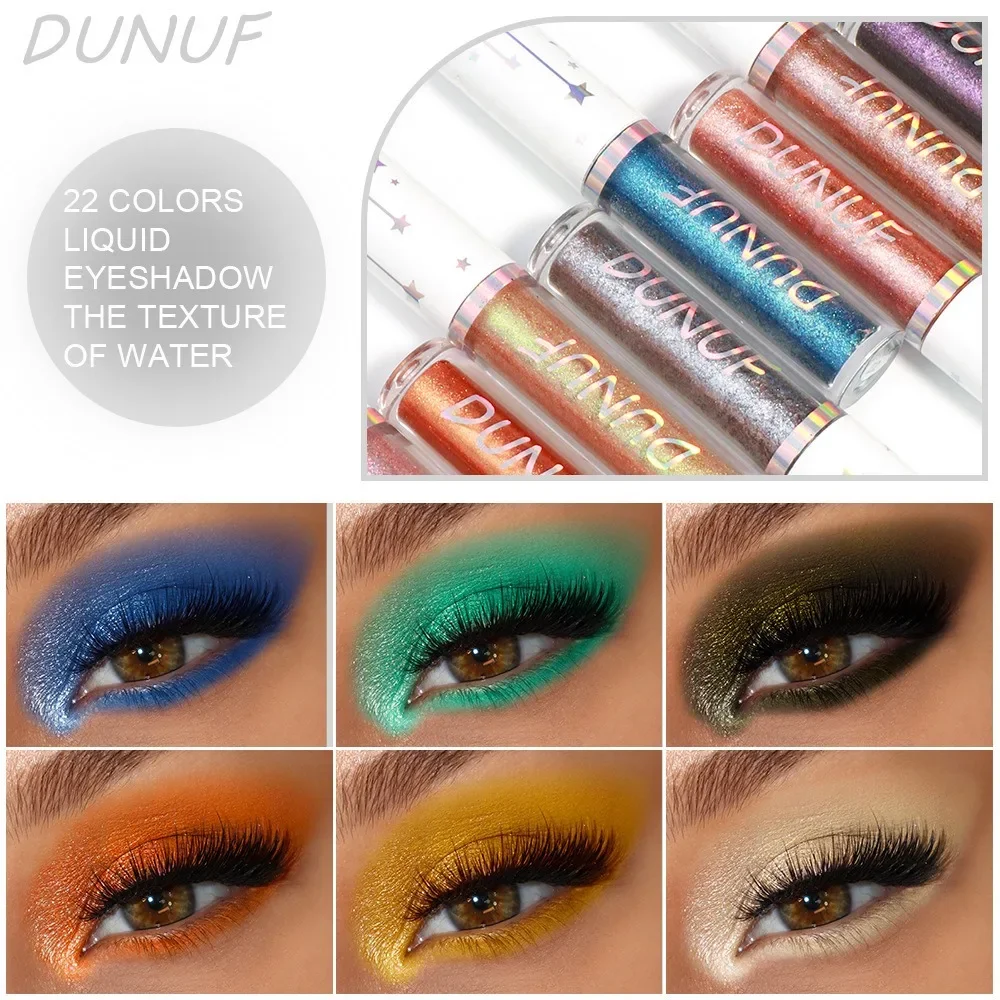 Description Picture 6 of item24color Eyeshadow Stick Liquid Eyeliner Metallic Color Green Pearlescent Glitter Eye Shadow Waterproof High Gloss Makeup Pigment