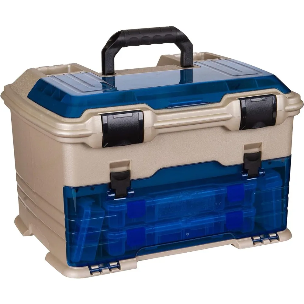 

Outdoors T5P Pro Multiloader Tackle Box Fishing Organizer With Tuff Tainer Boxes Tools