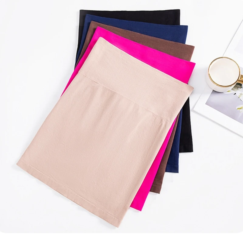 Postpartale Shaping-Shorts mit hoher Taille, nahtloser Bauchkontrolle, unsichtbarer Unterwäsche-Skort für A2UB – Detail 9