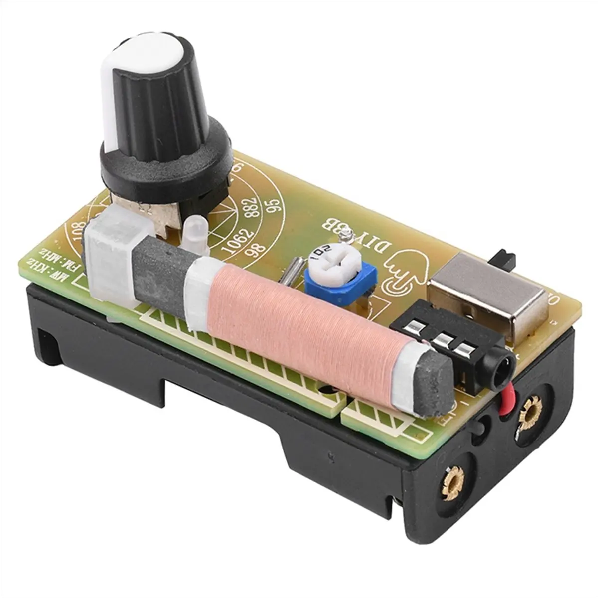 A10I 87-108MHz AM/FM 중파 FM 2밴드 스테레오 디지털 튜닝 헤드폰 라디오 키트 DIY 제작 교육 부품 포인터