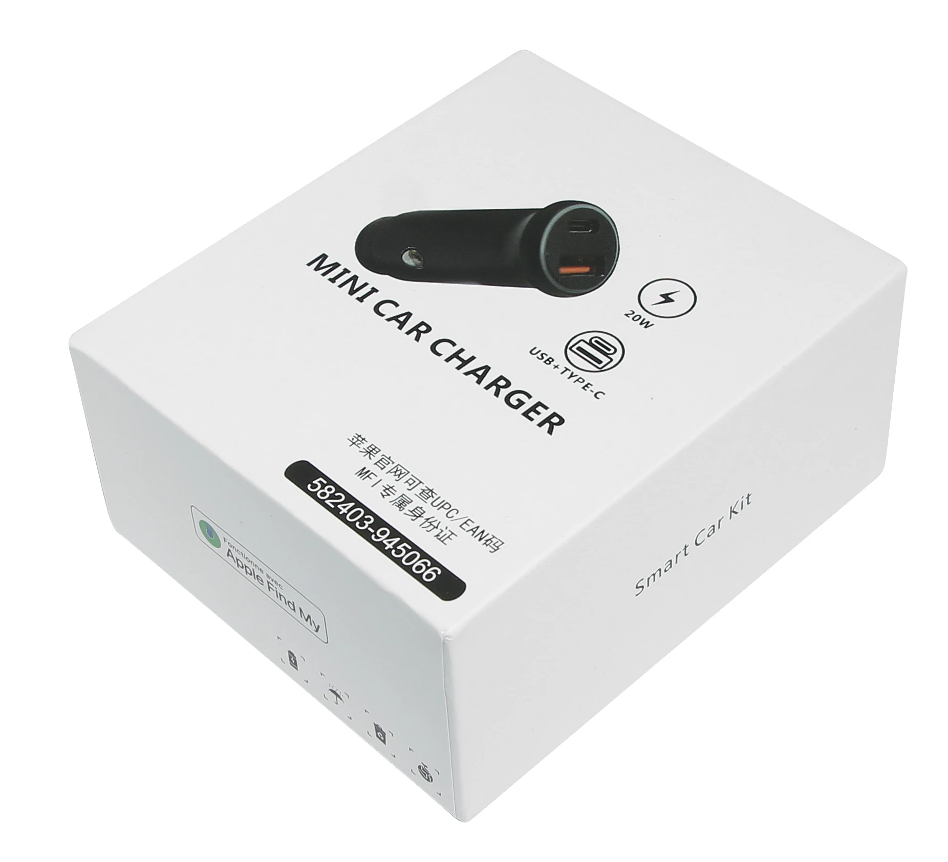 Prikaz proizvoda GPS auto punjača s telefonom