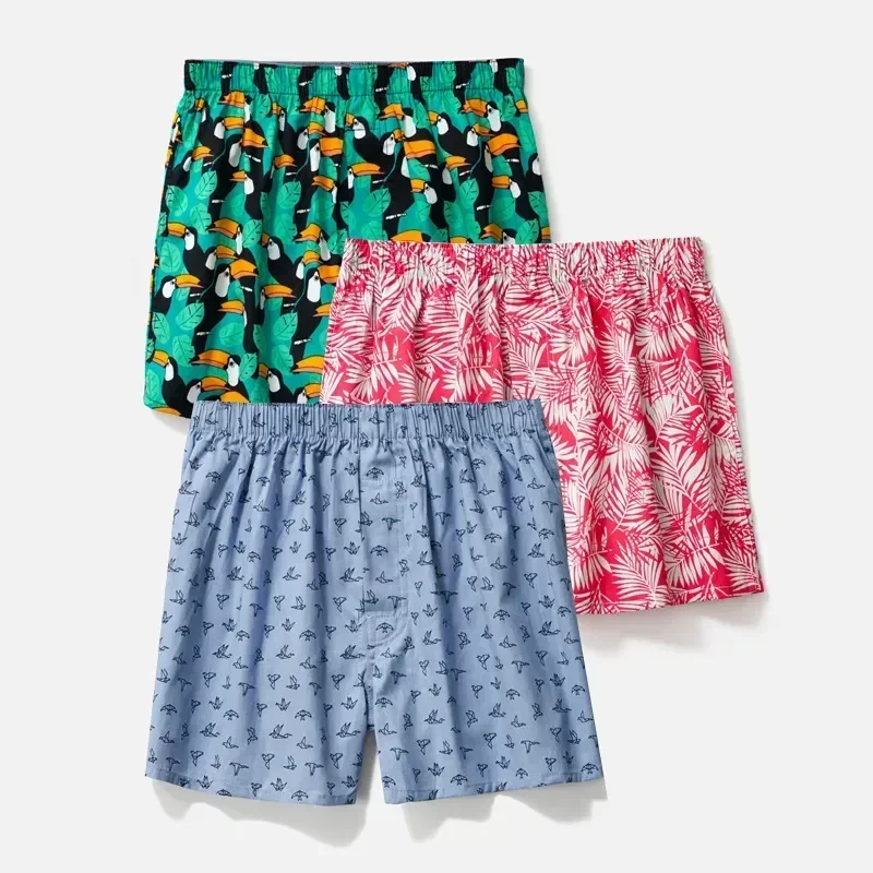 

Трусы-боксеры мужские хлопковые, модное нижнее белье, свободные шорты для сна Arro, большие размеры