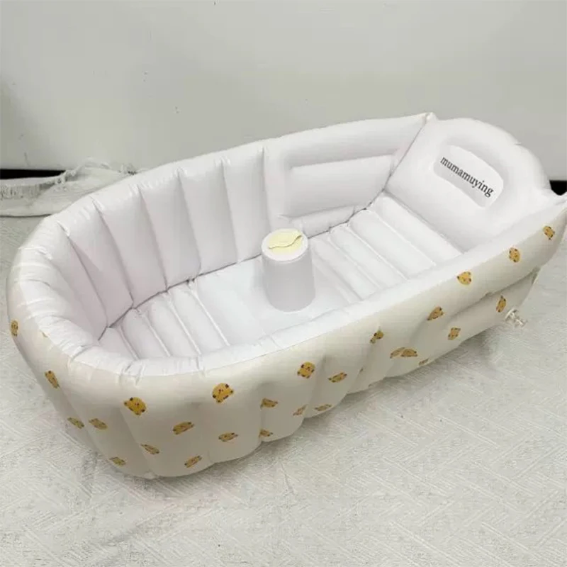 Portable Inflatable Baby Bathtub with Anti Slip PVC Material