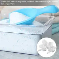 20Pcs Laundry Tub Washing Powder Spoon Plastic Reusable Measuring Spoons Household Laundry Convenient Detergent Measuring Spoon 2