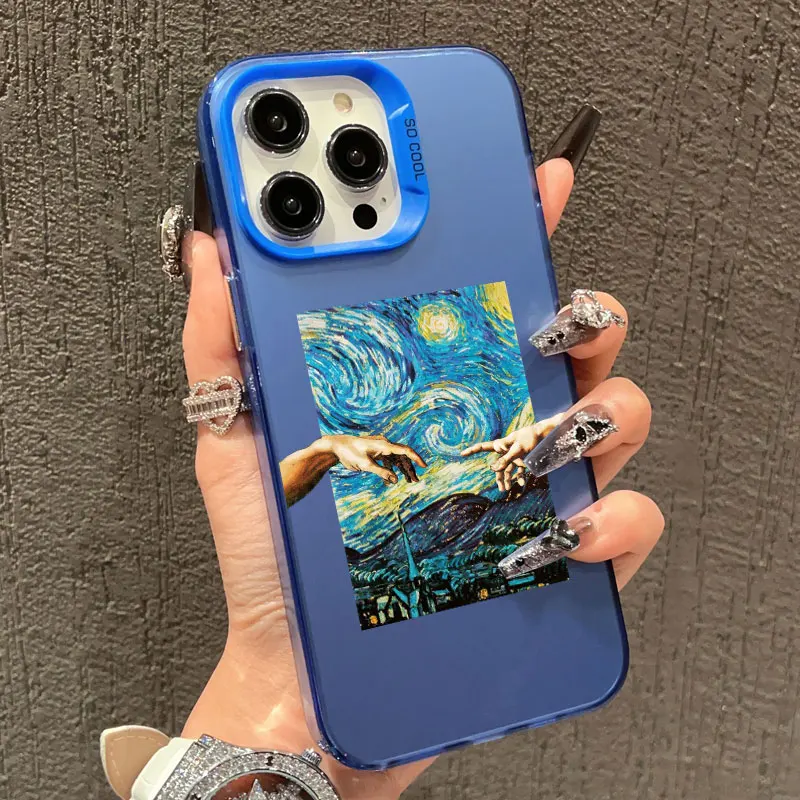 Van Gogh Inspired Oil Painting Phone Case - Artistic Laser Cover
