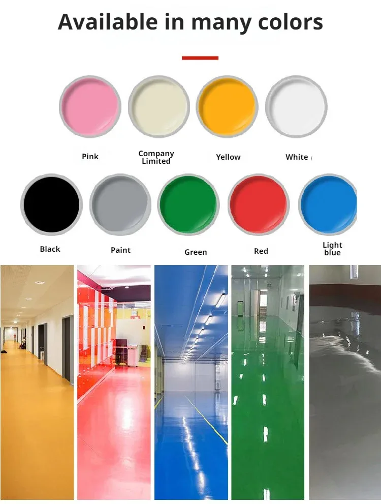 Water-based epoxy floor paint floor paint pressure-resistant water-based outdoor anti-slip
