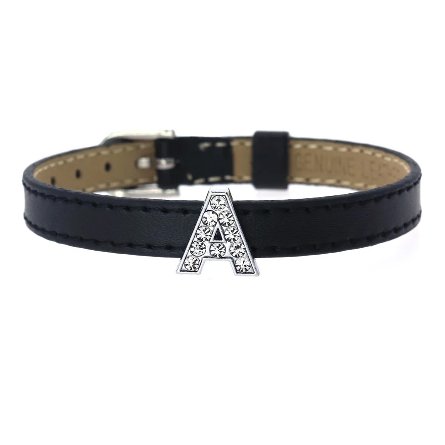 Title 5, Wholesale 10mm Rhinestone Slide Letter Charms F...