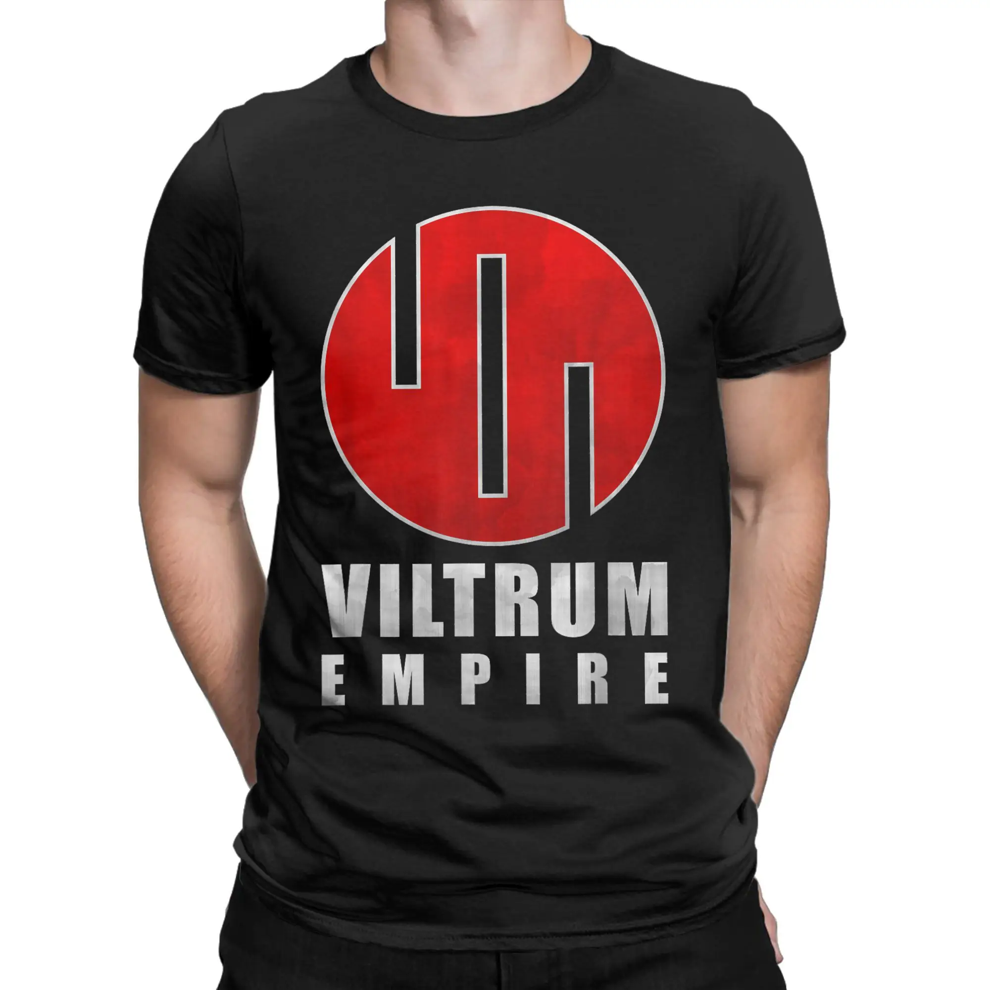 Invincible Viltrum Empire Vintage Logo Men's Cotton Crew Neck T-Shirt