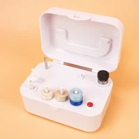 Enrouleur de canette électrique automatique avec support de fil pour Machine à coudre industrielle domestique, enrouleur de fil, outil d'aide à l'enroulement 1