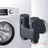 G1/2 1 In Two Out Double Control Washing Machine Faucet Toilet Triangle Valve For Bathroom Toilet Washing Machine Faucets 6